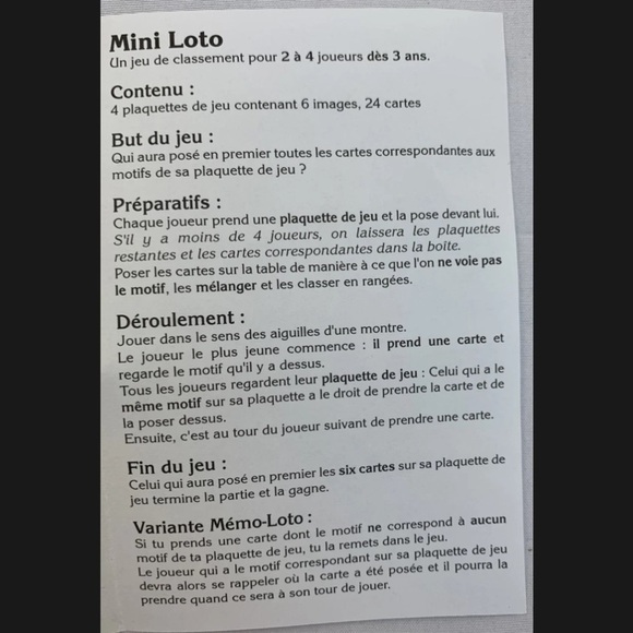 HABA Mini Lotto Number 19 Miniature Travel Tin Set of 4 Bingo From Germany - Picture 15 of 15